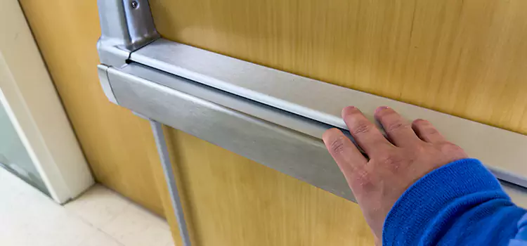 Installing a Push Bar on a Door Whitby